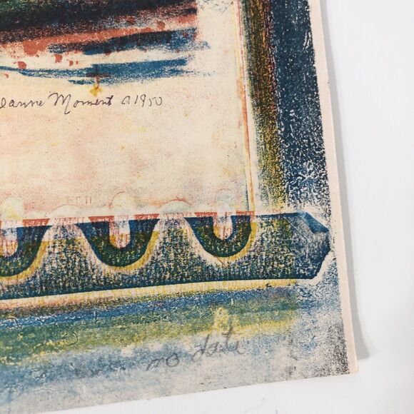 Jeanne Moment Art Print Reed College Oregon Still Life 1950 - Picture 11 of 15